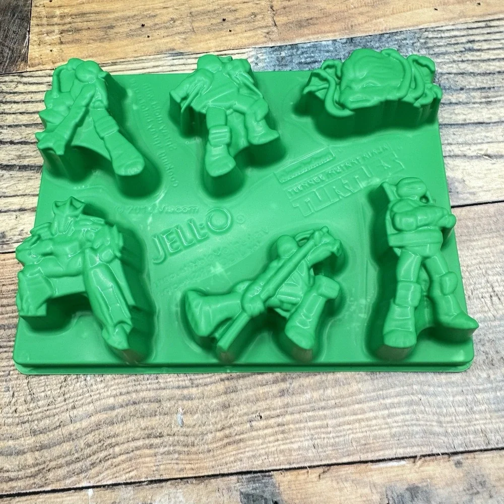 Teenage Mutant Ninja Turtles JELL-O Jiggler Molds Shooters Shots Set of 2 TMNT